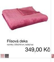 Flísová deka