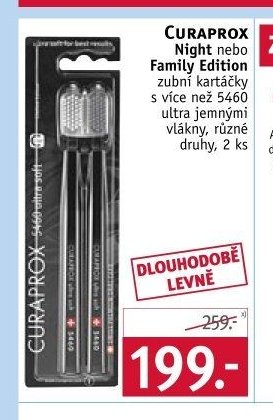 CURAPROX Night nebo Family Edition zubní kartáčky