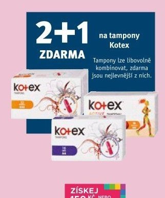 Kotex tampony