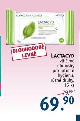 LACTACYD vlhčené ubrousky