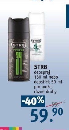 STR8 deosprej 150 ml nebo deostick 50 ml