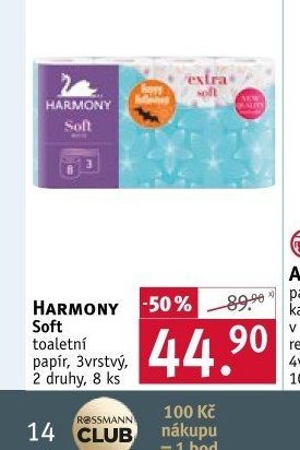 HARMONY Soft toaletní papír