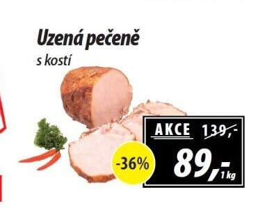 Uzená pečeně s kostí