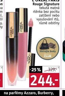 L'Oréal Paris Rouge Signature tekutá matná rtěnka