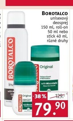 Borotalco deosprej/roll-on/stick