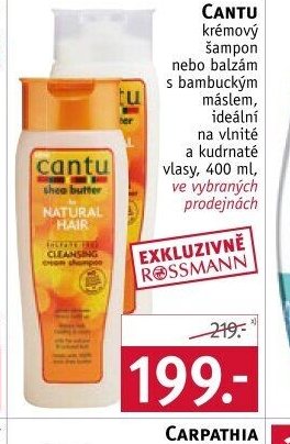 Cantu krémový šampon nebo balzám
