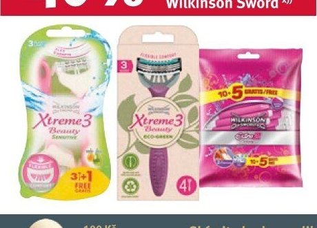 Wilkinson Xtreme 3 dámské holicí strojky