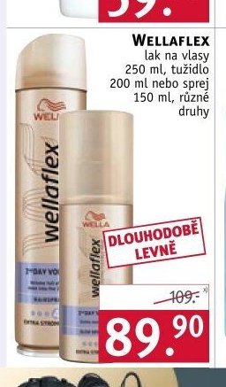 WELLAFLEX lak na vlasy, tužidlo