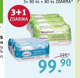 Babydream dětské vlhčené ubrousky
