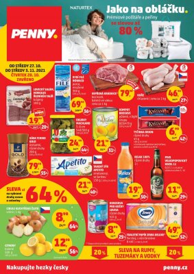 aktuální leták Penny Market 27.10.2021-3.11.2021