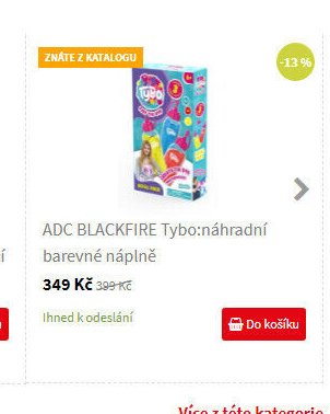 ADC BLACKFIRE Tybo:náhradní barevné náplně