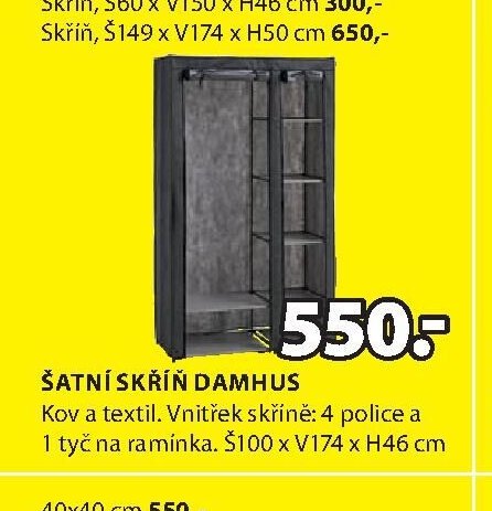 ŠATNÍ SKŘÍŇ DAMHUS