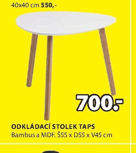 ODKLÁDACÍ STOLEK TAPS