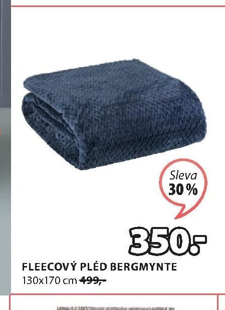 FLEECOVÝ PLÉD BERGMYNTE
