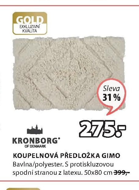 Koupelnová předložka Gimo