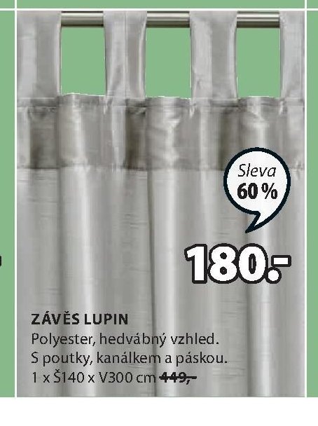Závěs Lupin