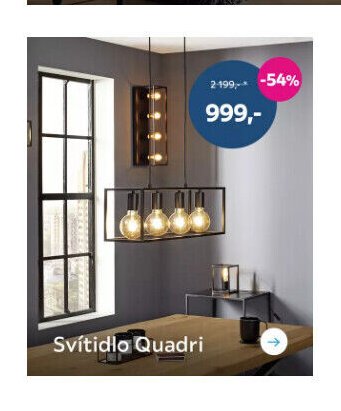 Svítidlo Quadri