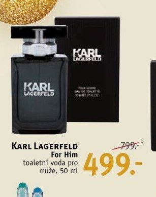 KARL LAGERFELD For Him toaletní voda pro muže, 50 ml