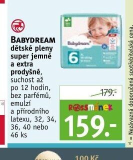 BABYDREAM dětské pleny super jemné
