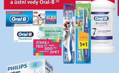Oral-B manuální kartáčky, zubní pasty a ústní vody