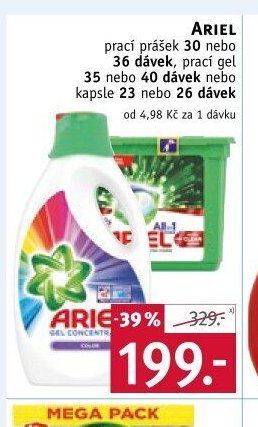 ARIEL prací prášek