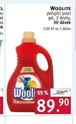 WOOLITE pečující prací gel