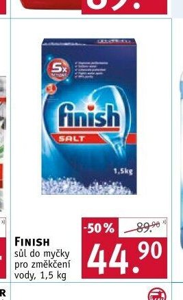 FINISH sůl do myčky