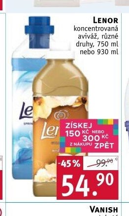 LENOR koncentrovaná aviváž