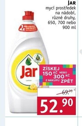 JAR mycí prostředek na nádobí