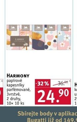 HARMONY papírové kapesníky