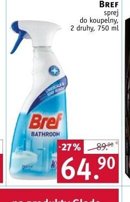 BREF sprej do koupelny, 2 druhy, 750 ml