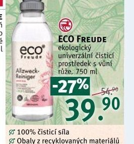 ECO FREUDE ekologický univerzální čisticí prostředek s vůní růže, 750 ml