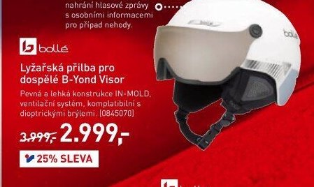 Lyžařská přilba pro dospělé B-Yond Visor