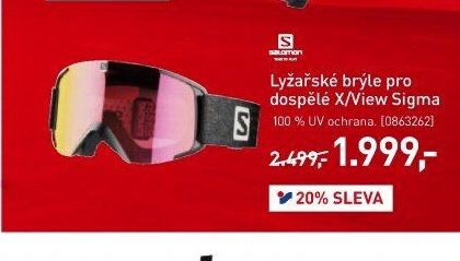 Lyžařské brýle pro dospělé X/View Sigma