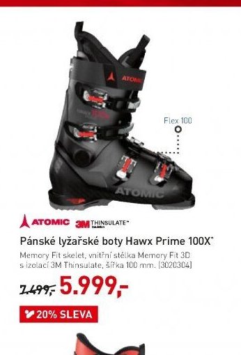 Pánské lyžařské boty Hawx Prime 100X