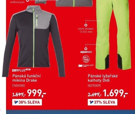 Pánské lyžařské kalhoty Didi