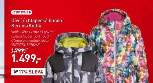 Dívčí / chlapecká bunda Kerens/Kotlik