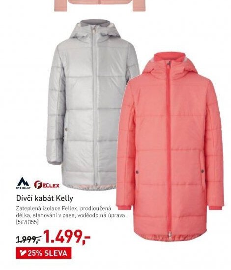 Dívčí kabát Kelly