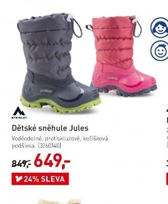 Dětské sněhule Jules