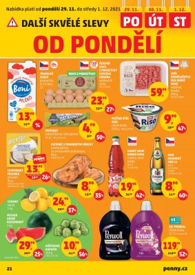 aktuální leták Penny Market 25.11.2021-1.12.2021