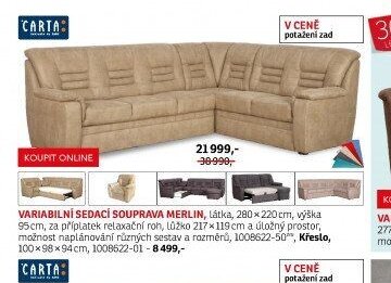 Variabilní sedací souprava Merlin