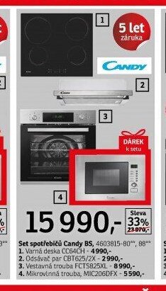 Set spotřebičů Candy BS
