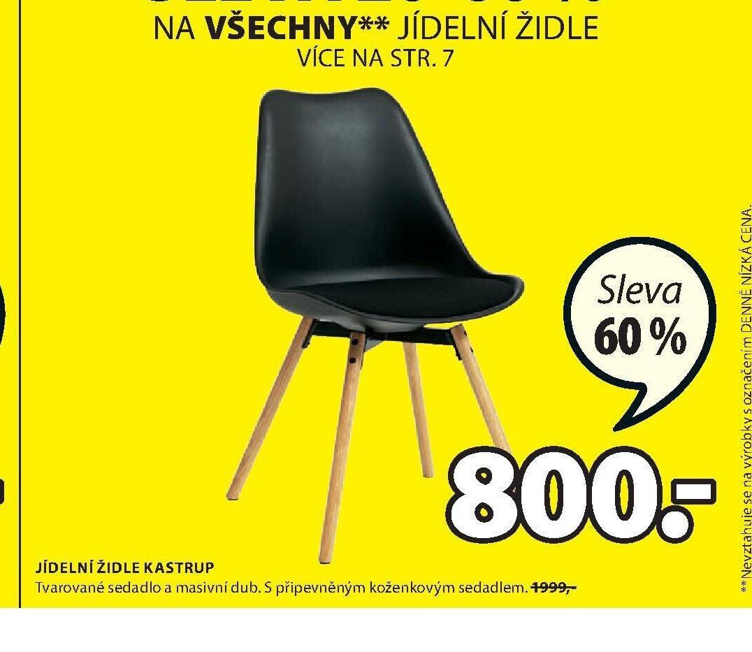 JÍDELNÍ ŽIDLE KASTRUP