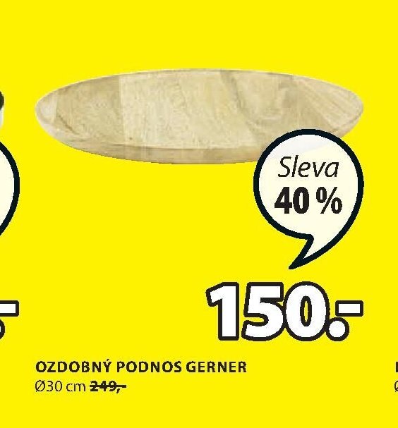 OZDOBNÝ PODNOS GERNER