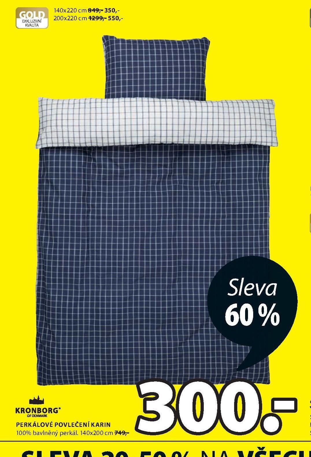 PERKÁLOVÉ POVLEČENÍ KARIN