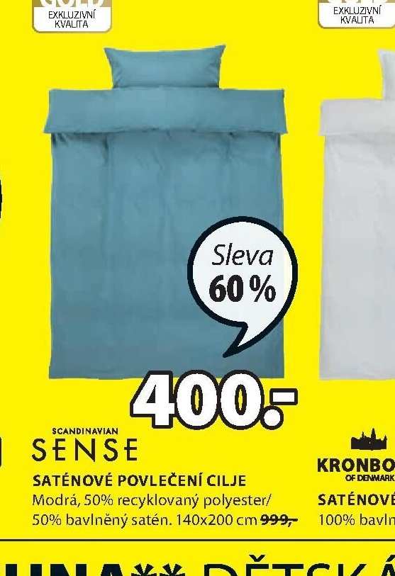 SATÉNOVÉ POVLEČENÍ CILJE
