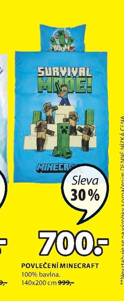 POVLEČENÍ MINECRAFT