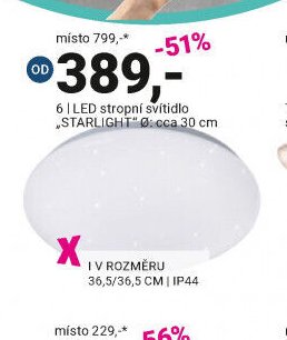 LED stropní svítidlo STARLIGHT