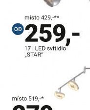 LED svítidlo STAR