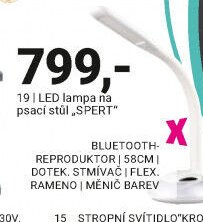 LED lampa na psací stůl SPERT